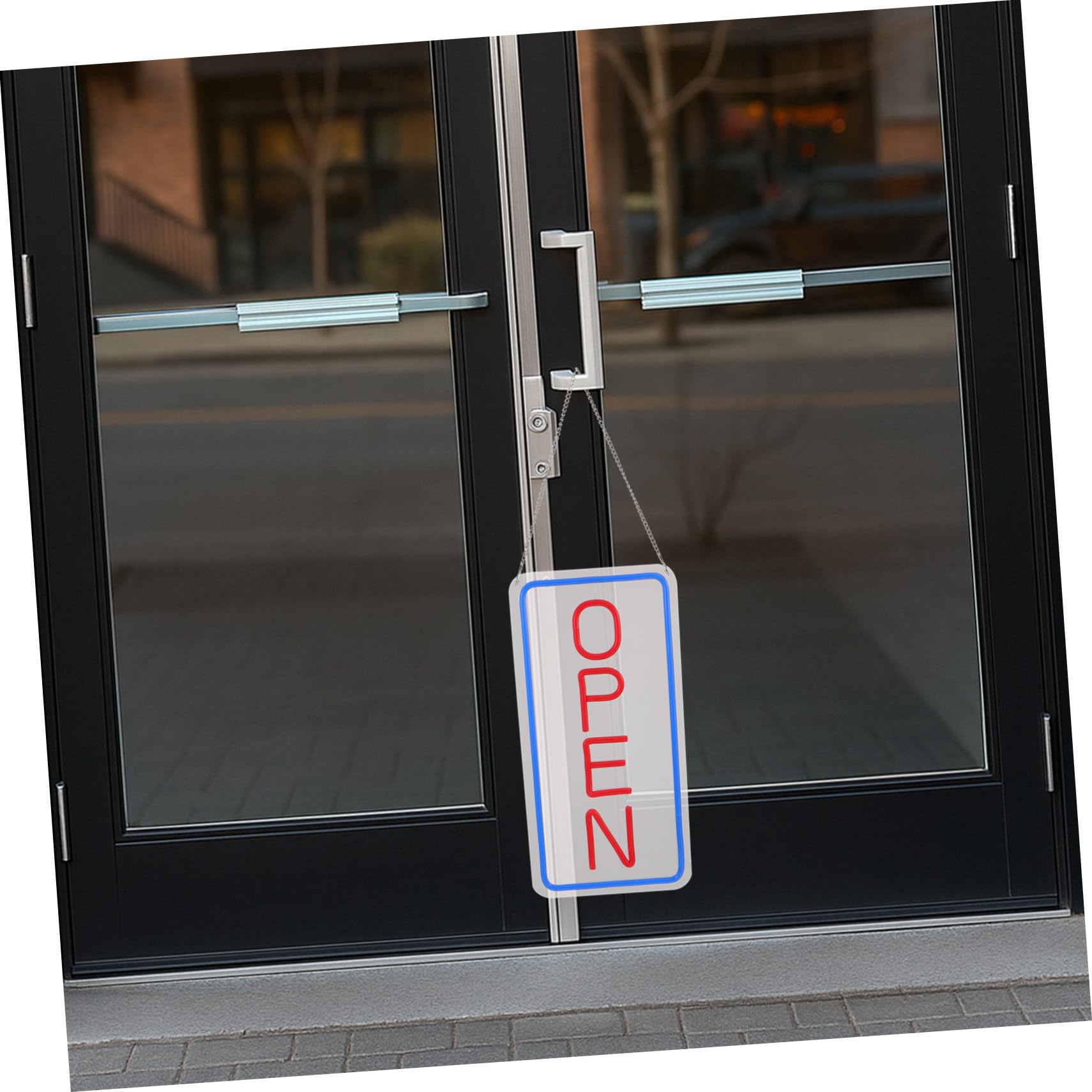 GALPADA Letrero de Neón LED USB Transparente Vertical para Tiendas Restaurantes Negocios Iluminado Decoración de Habitaciones Letrero de Neón para Negocios
