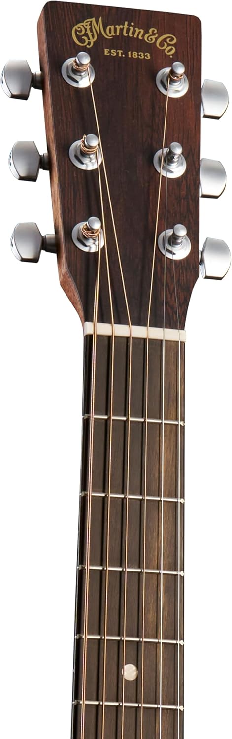 Martin OMC-10E Modern Burst Road Series Acoustic-Electric Guitar – 1935 Sunburst Spruce Top & Sapele | Satin Finish | E1 Electronics with Built-In Tuner | Softshell Case Included (Right)