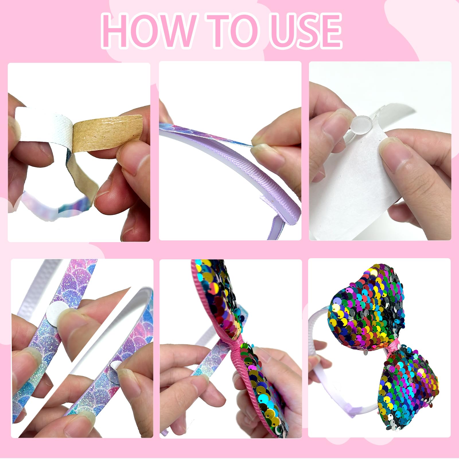 Kit Per Creare Cerchietti Per Capelli Fai Da Te - Per Bambine 4-12 Anni, Con Accessori Decorativi