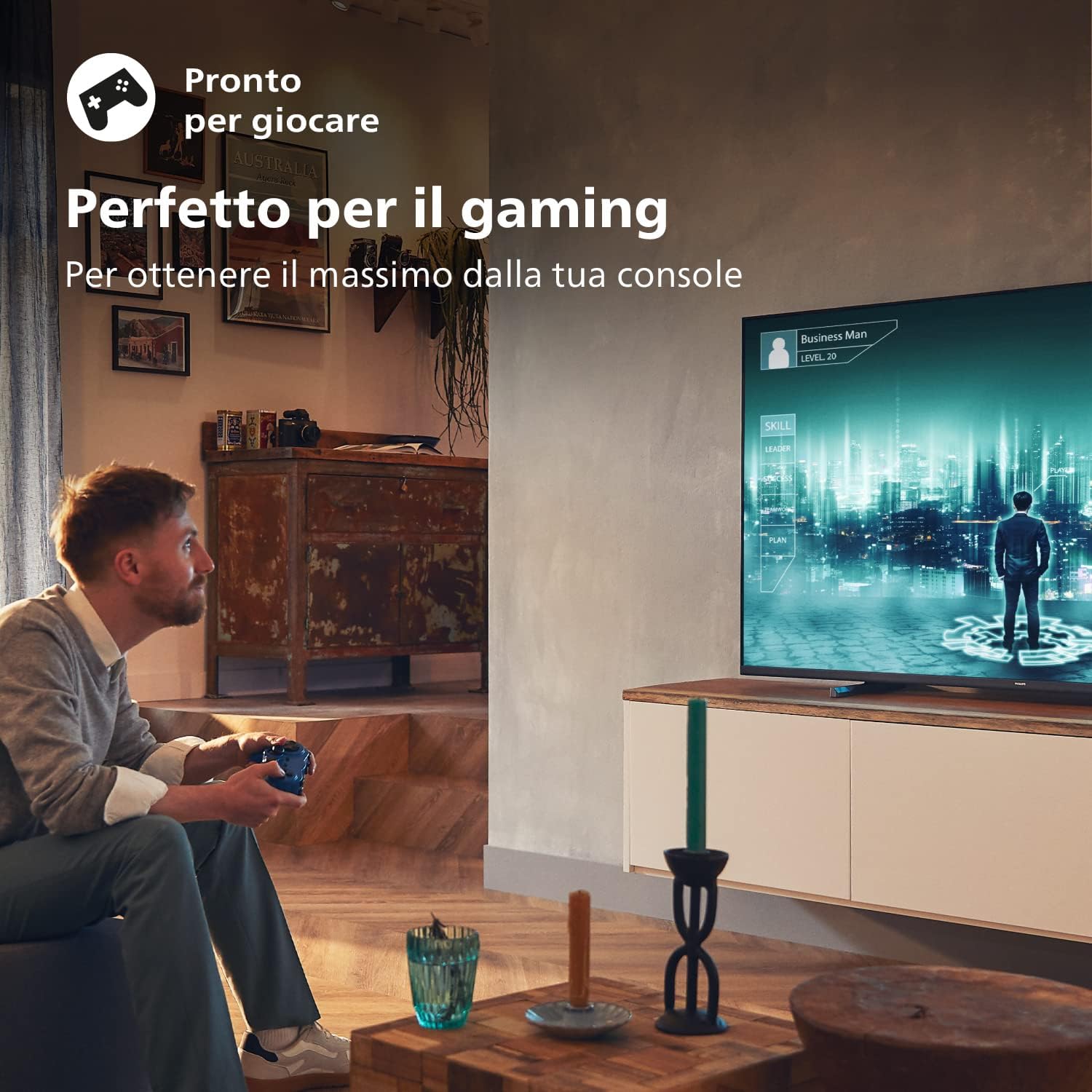 PHILIPS 50PUS7607/12, Smart TV LED UHD 4K 50 Pollici, High Dynamic Range (HDR), Dolby Atmos, Dolby Vision, Immagini E Audio Cinematografici, Design Sottile, 60Hz, TV SAPHI PHILIPS 50PUS7607/12, Smart TV LED UHD 4K 50 Pollici, High Dynamic Range (HDR), Dolby Atmos, Dolby Vision, Immagini E Audio Cinematografici, Design Sottile, 60Hz, TV SAPHI