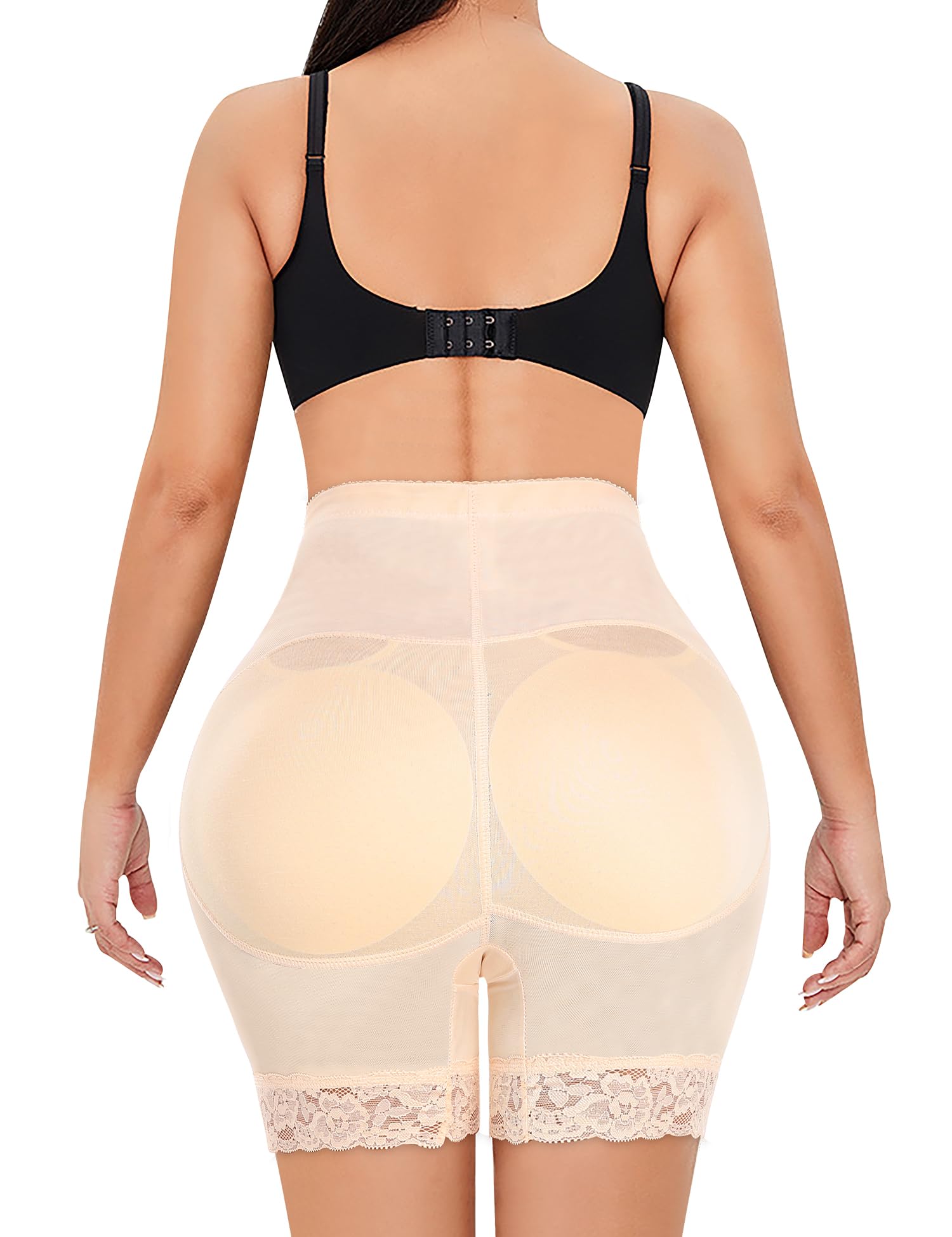 DERCA Butt Enhancer Hip Pads Lace Padded Boyshorts