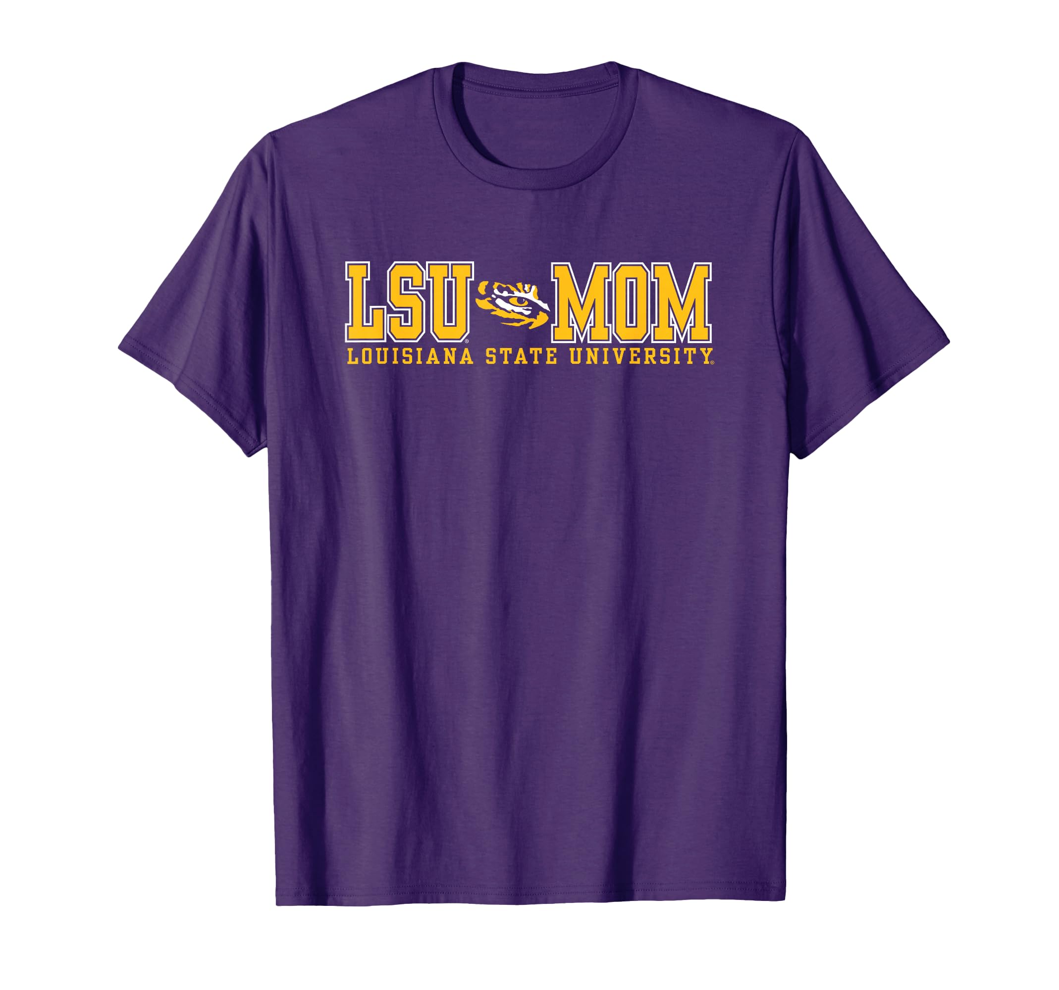 LSU Tigers Mom Bold Purple Officially Licensed T-Shirt
