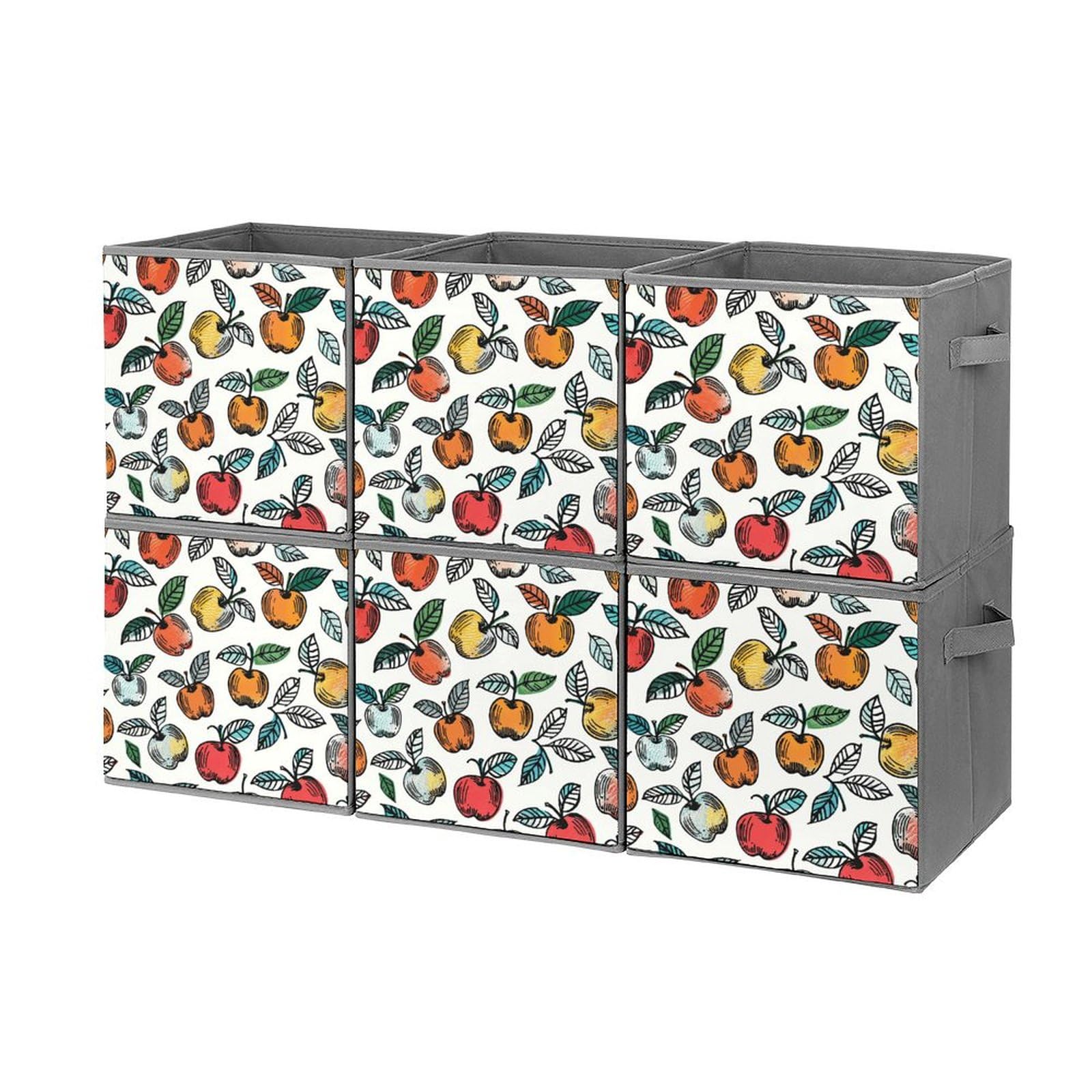Boîte de rangement pliable motif feuilles pour éliminer le désordre