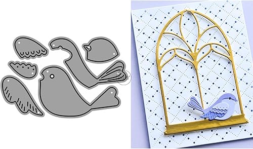 Vista 6 de DzIxY Troqueles de corte de metal de cangrejo elefante para hacer tarjetas, papel de gofrado, troquelados, plantillas de máquina de álbumes de 11