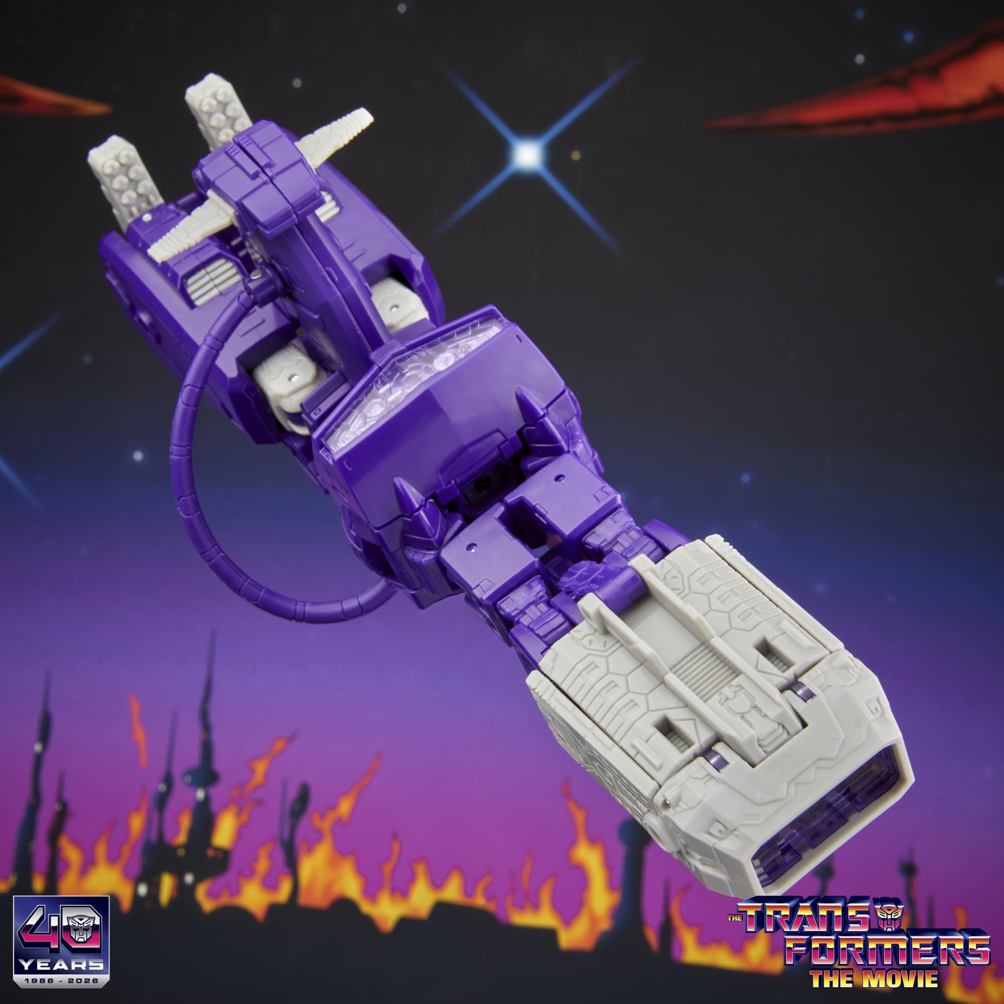 Transformers Studio Series Voyager Class, action figure convertibile di Shockwave da 16,5 cm, The The Movie, giochi dagli 8 anni in su | Transformers Studio Series Action Figure Voyager Class (2026 Wave 2) - Shockwave