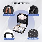 Sacs de vêtements pour le voyage, Sac de vêtements double couche avec bandoulière, Sacs sans pliage pour vêtements de voyage pour accrocher des vêtements, sacs de voyage pliables pour les hommes, noir