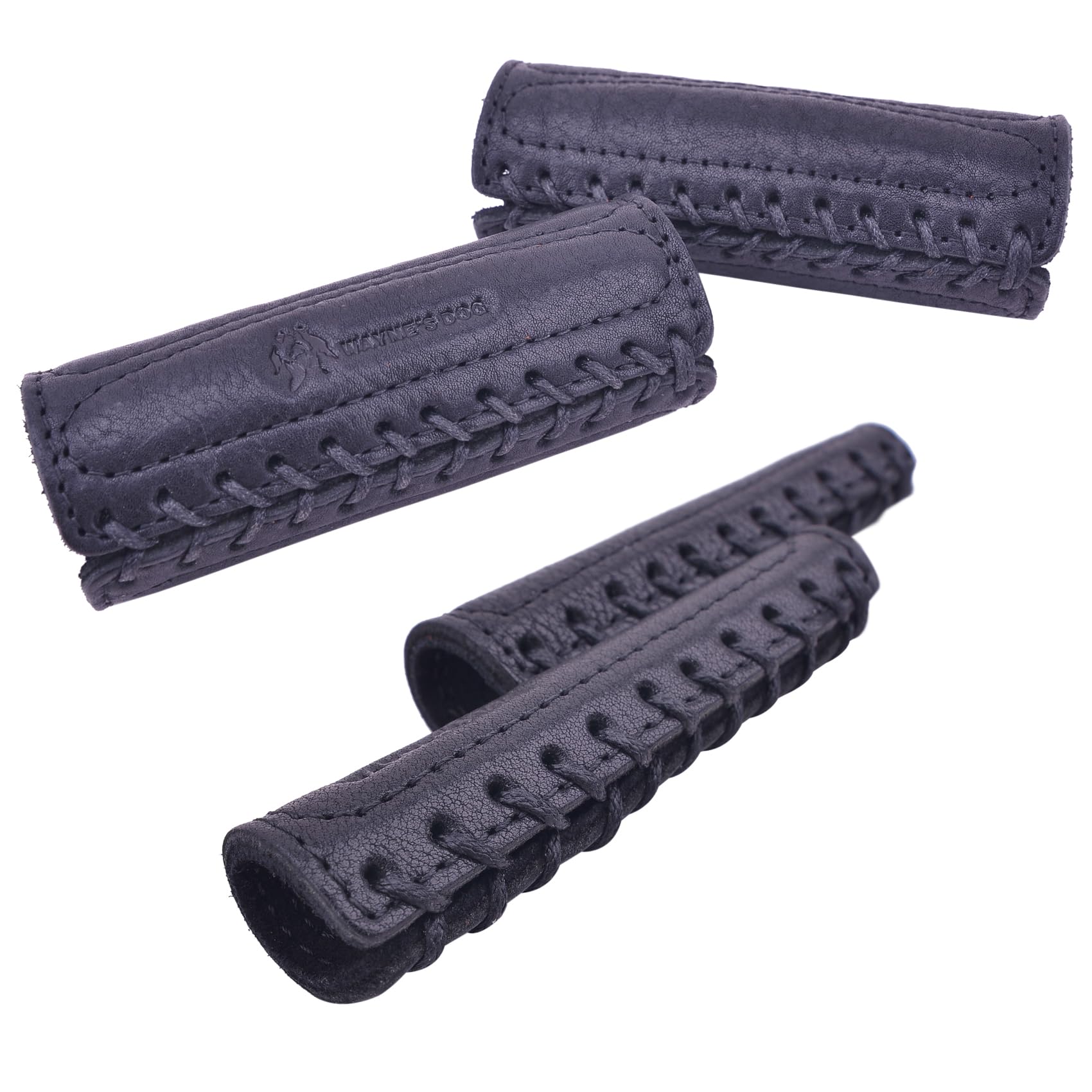 OXPANG Handmade Leather Motorcycle Handlebar Grips Cover/Brake Clutch Sleeve