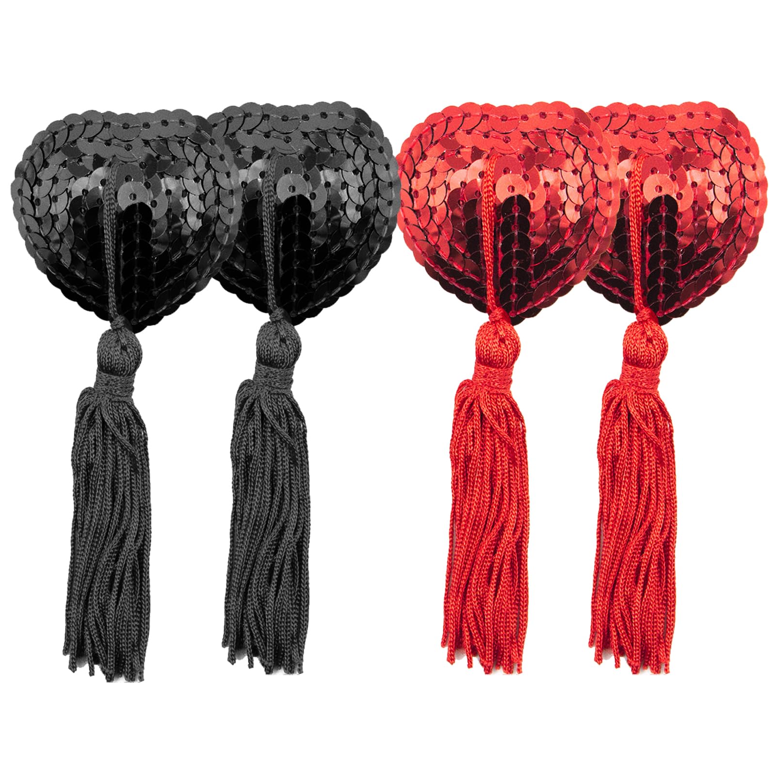 Copricapezzoli Con Strass E Nappa - Adesivi Decorative Per Seno, Argento, Per Costumi Da Bagno E Feste