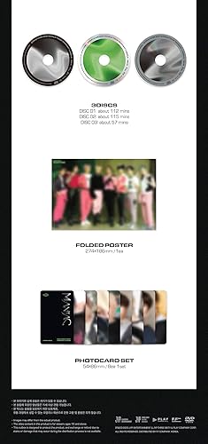Miniatura 4 de Stray Kids 2nd World Tour MANIAC en Seúl Contenido+Photobook+Póster plegable en paquete+Tracking Sellado SKZ (Full SET(DVD+Blu-ray))