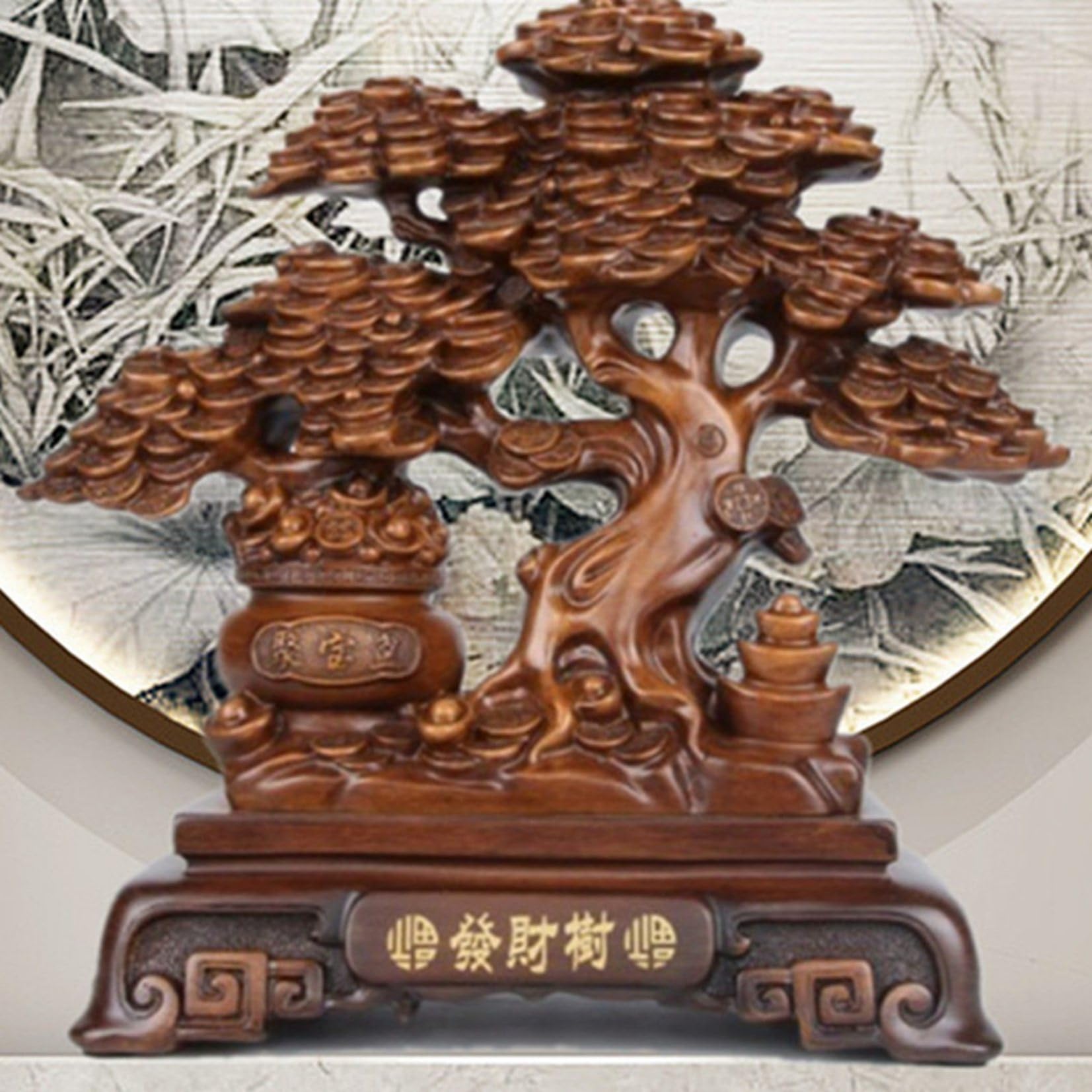 Amazon.co.jp: 招財樹 金のなる木 財福の樹 財運 幸運 繁栄 風水置物