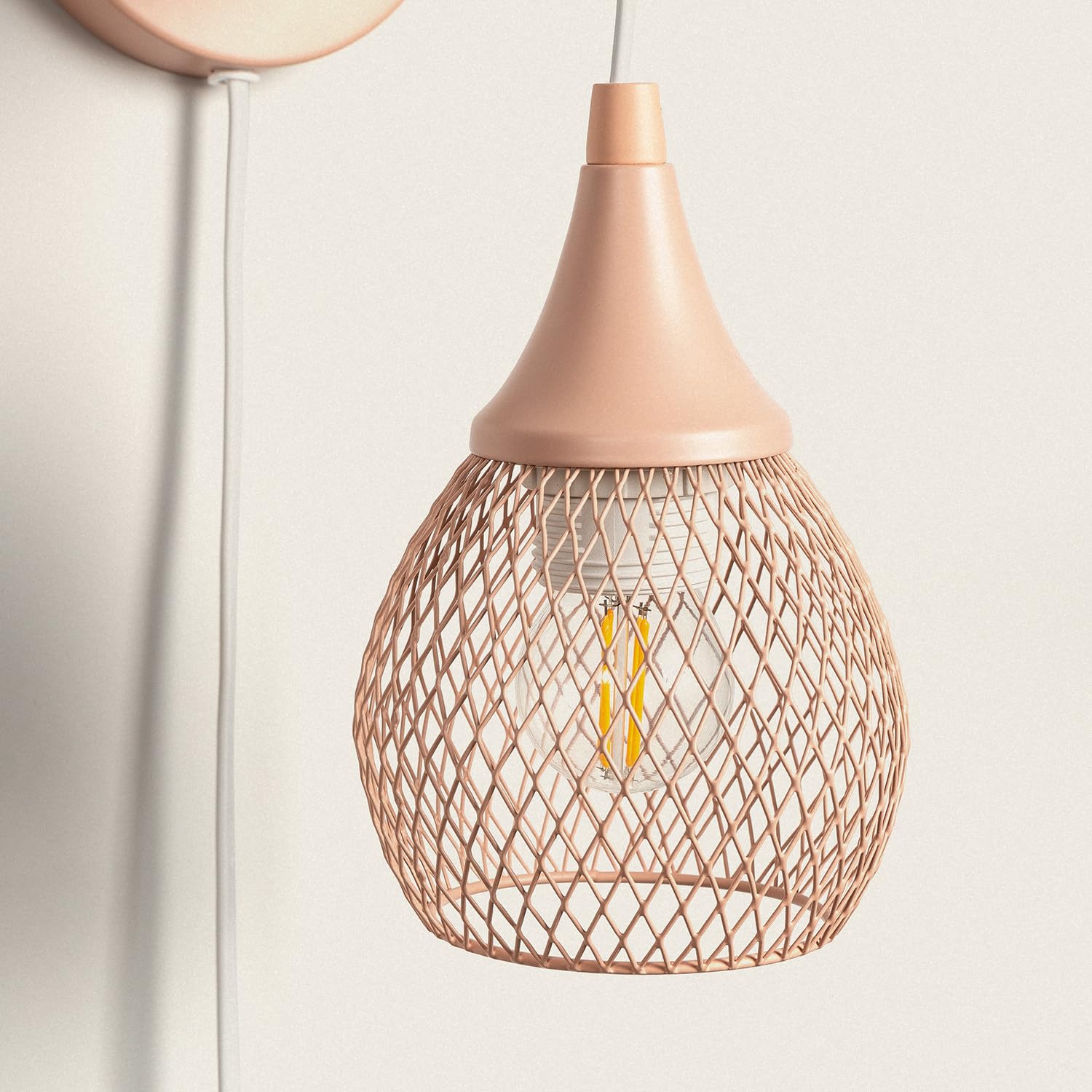 LEDKIA LIGHTING Wandlamp Monah Wit E27