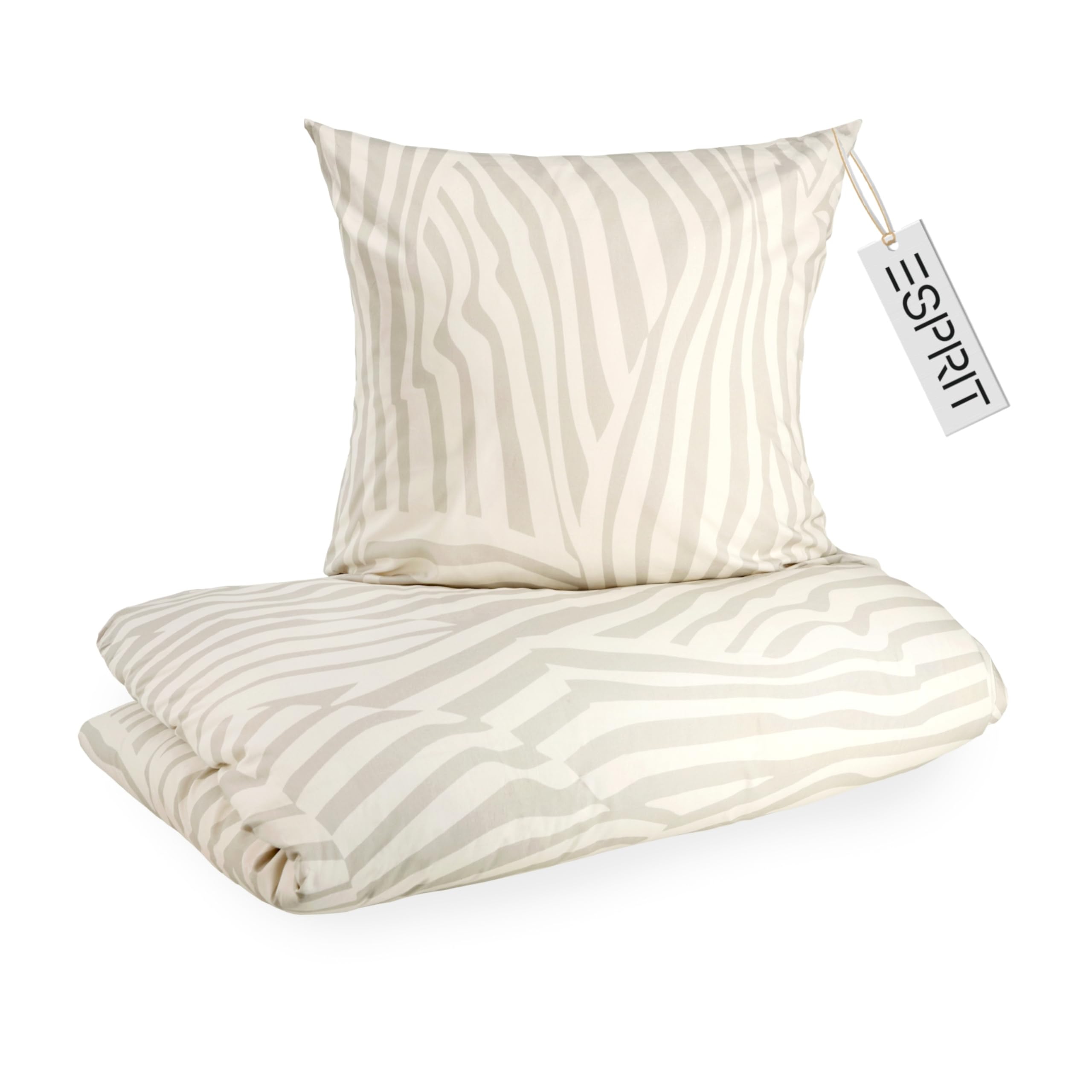 Esprit Home NEU! Premium Bettwäsche 135x200 140x200 155x220 Baumwolle 2teilig - Hochwertiges Renforcé oder Satin Bettwäsche Set - 2 Muster - 1 Bettbezug & 1 Kissenbezug