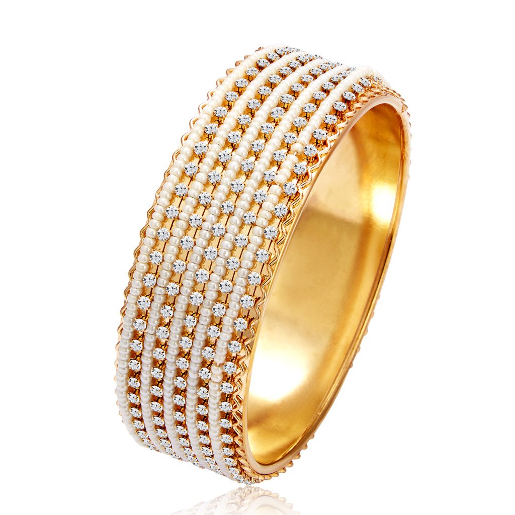 Sukkhi Delightful Gold Plated Kada For Women (B01AXOO4OA) Amazon Price History, Amazon Price Tracker