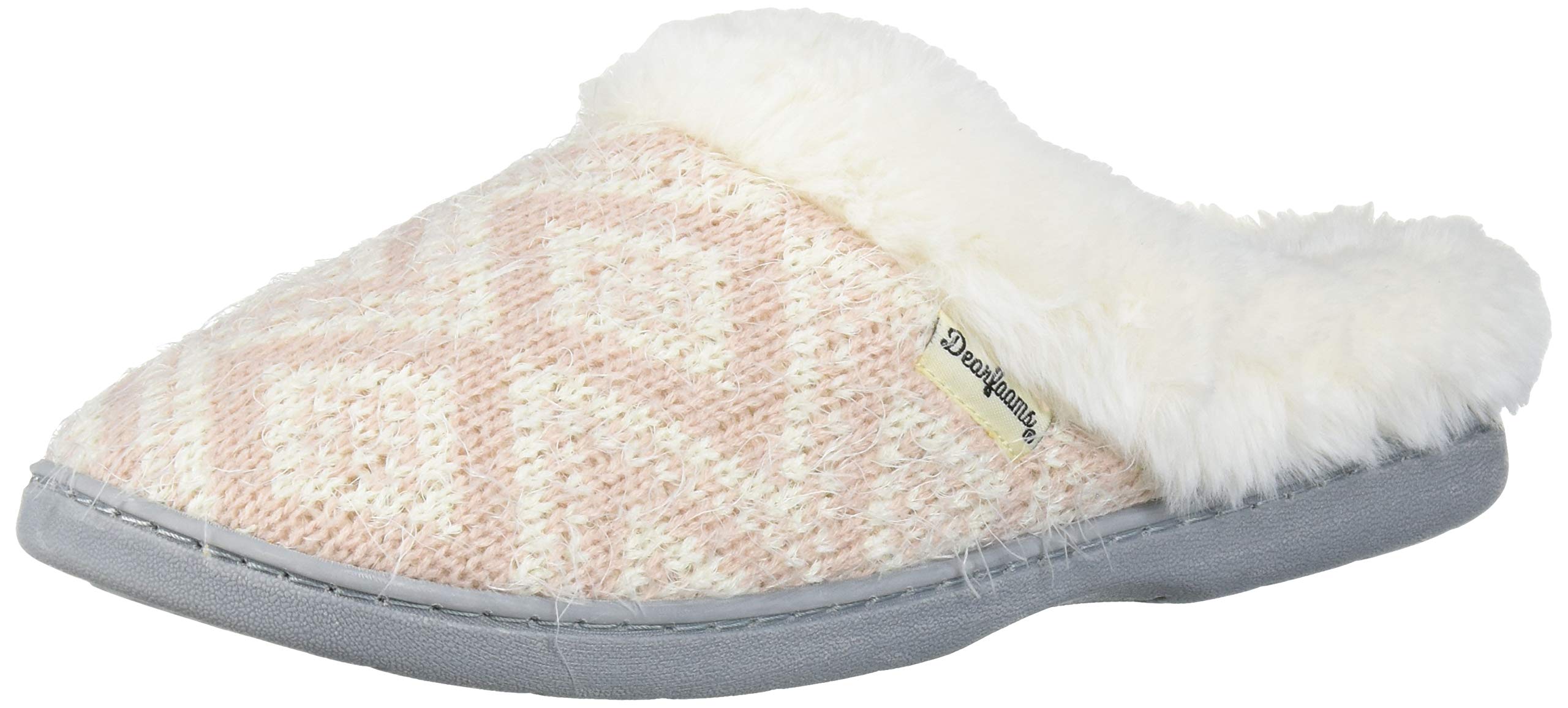 DearfoamsOversized Fairisle Knit Clog womens Slipper