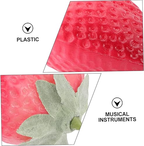 Funny Musical Fruit Shaker Interactive Percussion for Early Education for Birthdays and Holidays Safe and Easy to Play(Assorted Color,8.5x4cm)