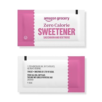 Amazon Brand - Happy Belly Zero Calorie Pink Saccharin Sweetener, 1000 Count (Previously Sugarly Sweet)
