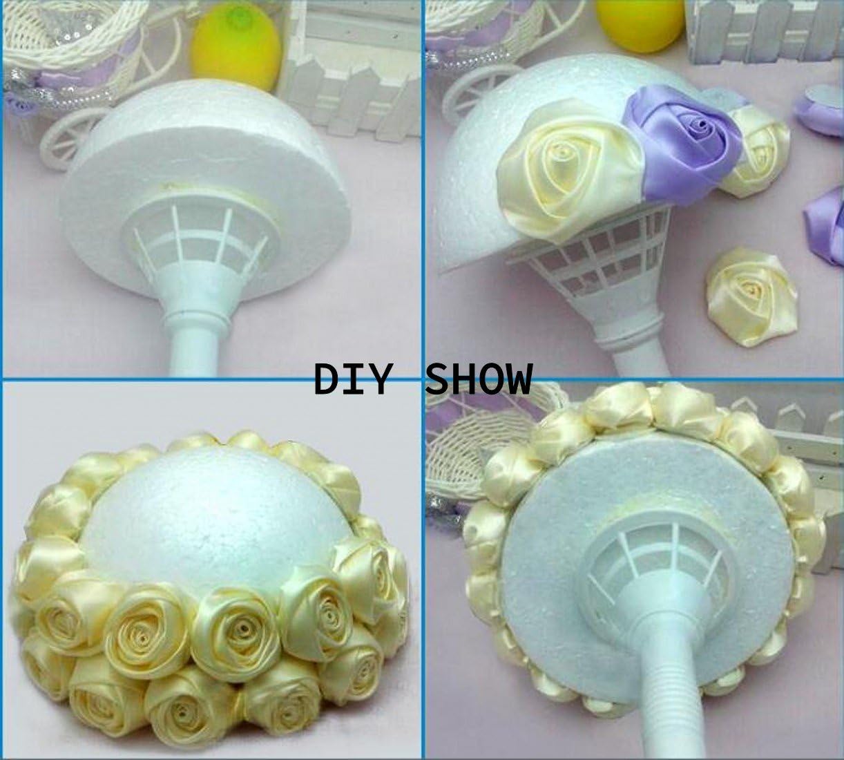 WellieSTR 1piece Large Half Round Solid Polystyrene Foam Balls for Christmas Wedding Modelling Kids Craft 20inch(50cm)