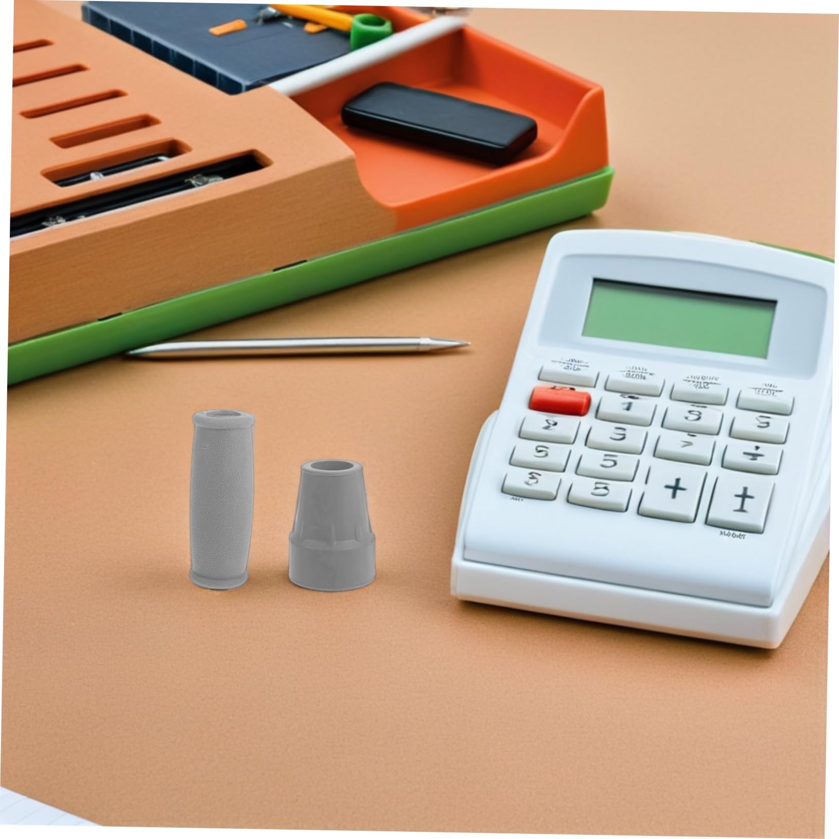 PLAFOPE 4 Set Kit Accessori Stampelle con Cuscinetti Sottoascellari Morbidi Impugnature Ergonomiche Antiscivolo e Gommini in Gomma per Bastoni da Passeggio e Deambulatori Protezione