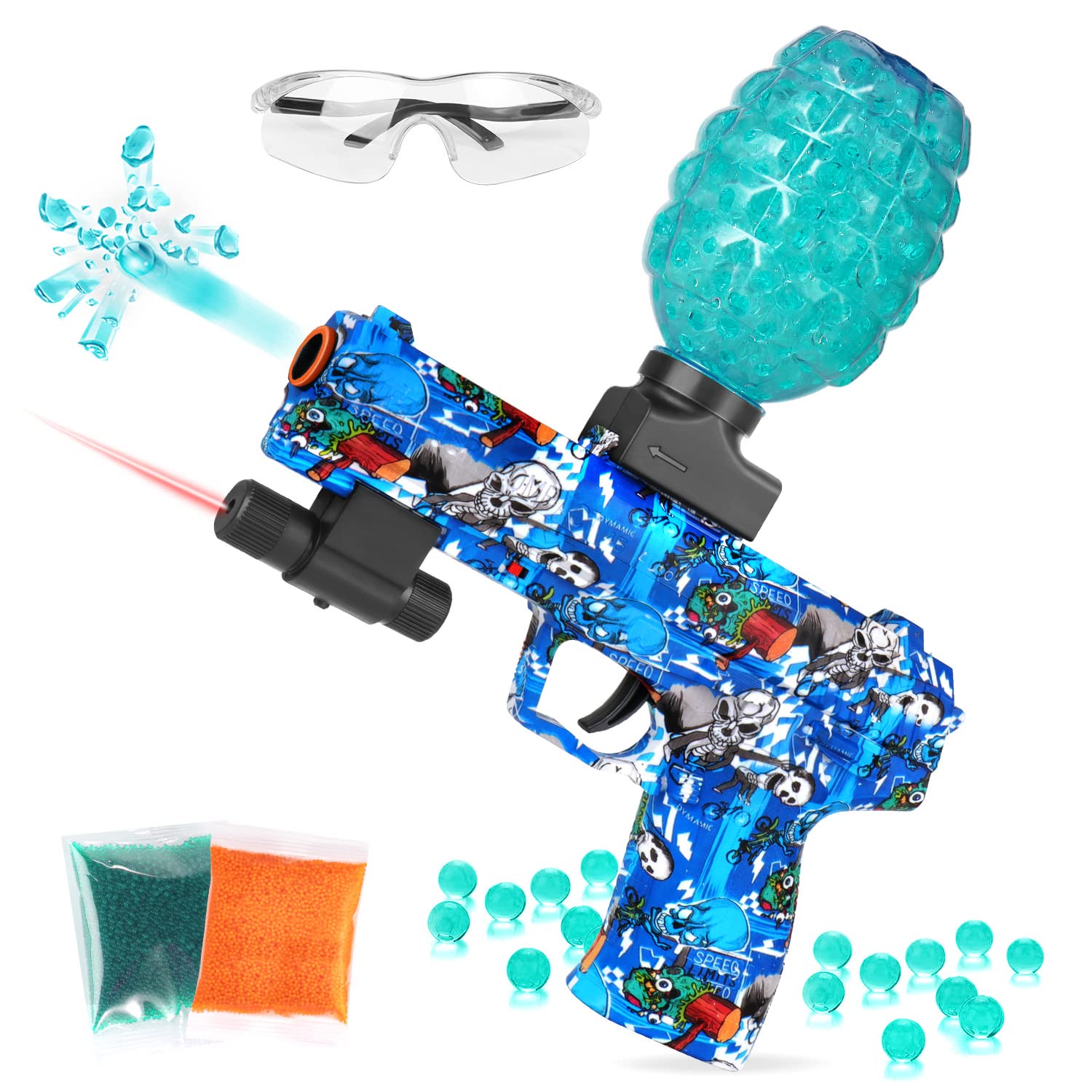 Buy AWiWA Splatter Ball Pistol, Gel Blaster Electric with Safety Water