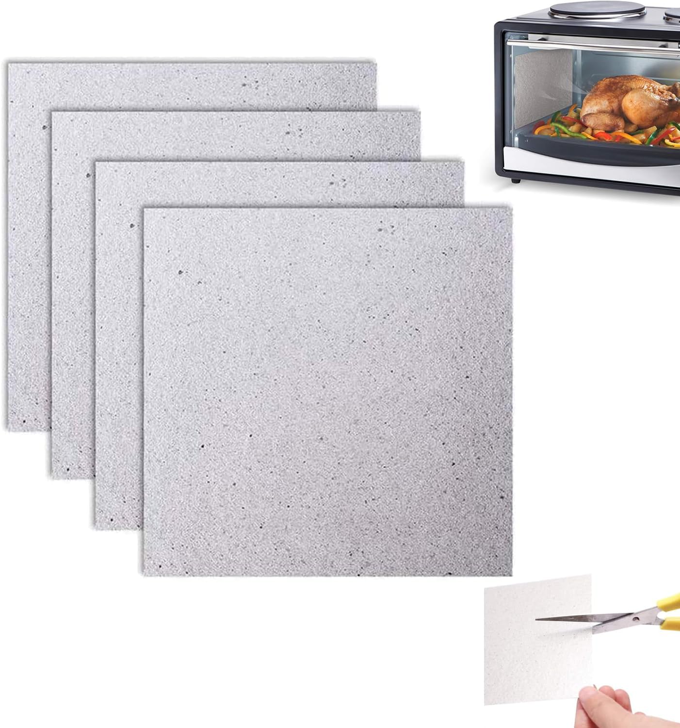 Universal-Glimmerscheibe Für Mikrowelle - Glimmerplatte 20,3 X 12,7 Cm - Foto 5