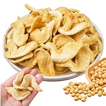 Dried Soy Strips, Soybeans Strips Soy Chunks For Hot pot, 500G 17.63oz Gluten Free Asian Snacks & Food