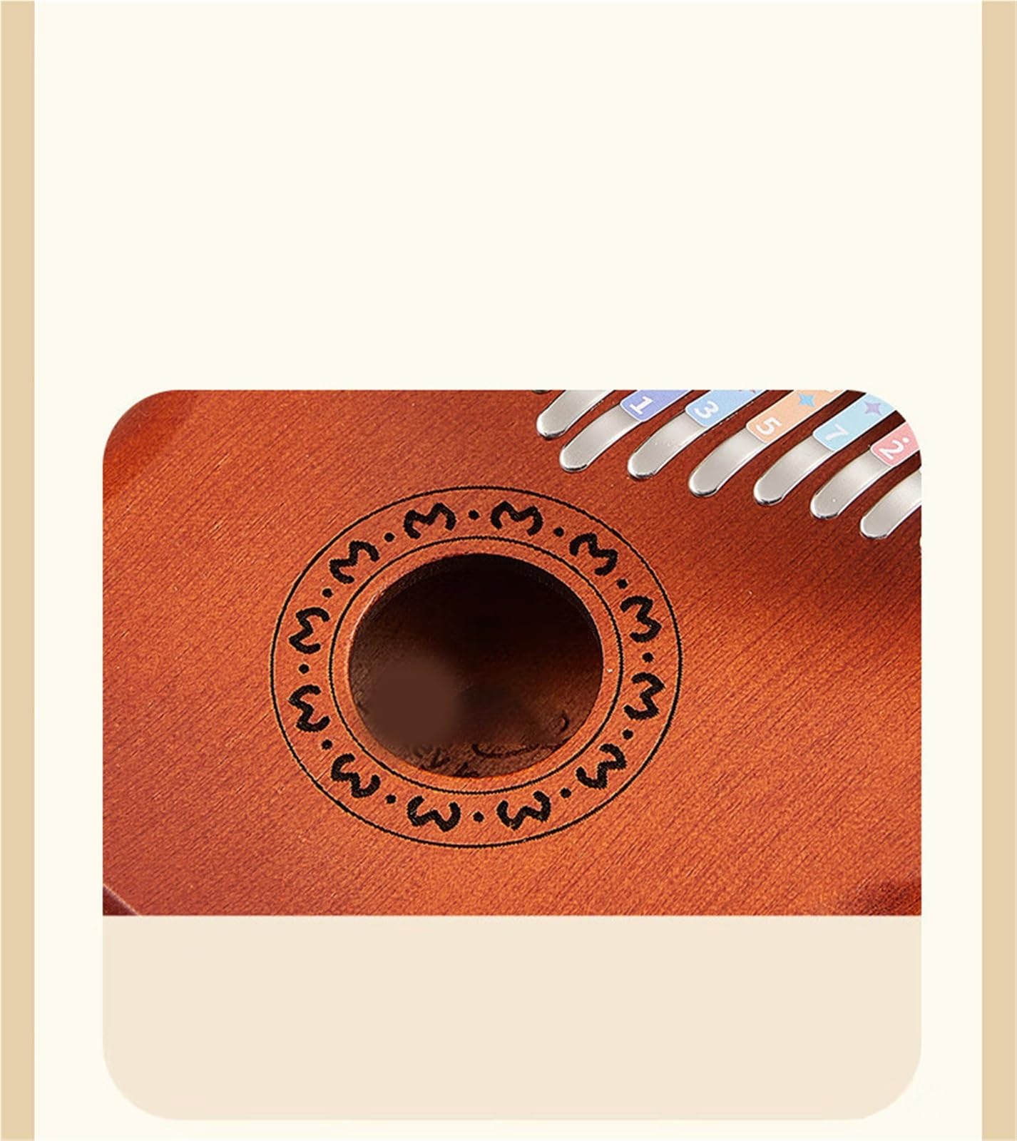 Kalimba 17 Nutowa W Tonacji C Instrument Z Litego Mahoniu Kalimba