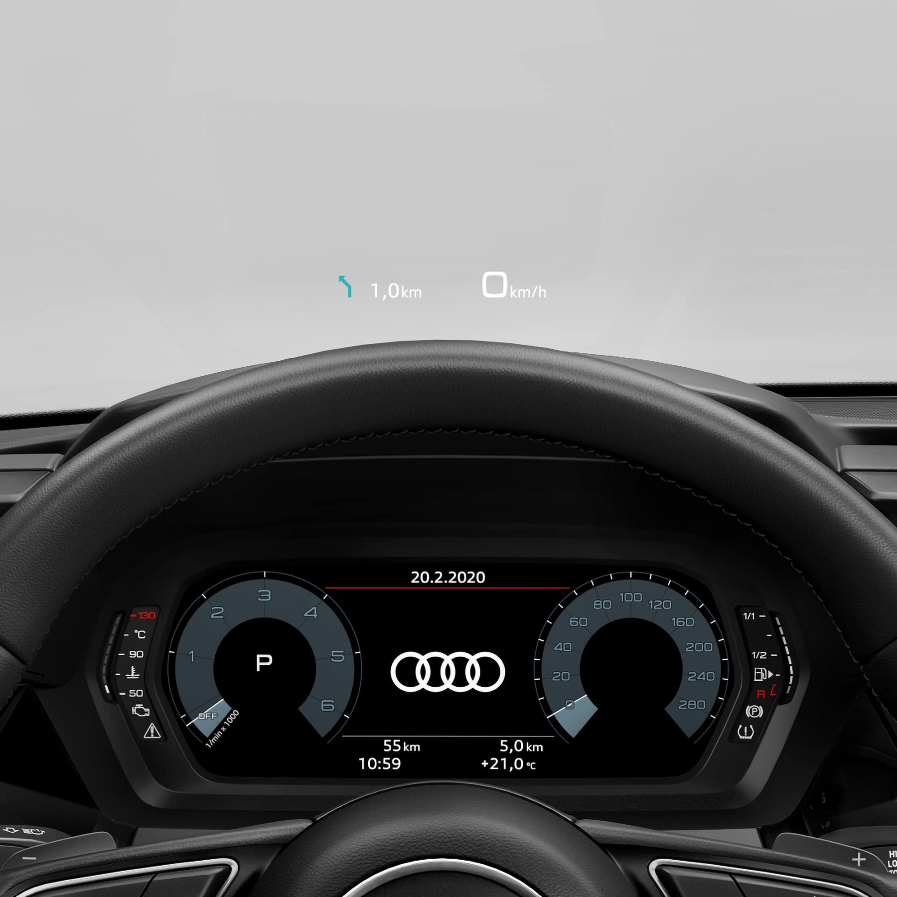 Audi 8Y1051604 Head-Up Display HUD - Kit di retrofit solo per codice PR KS4