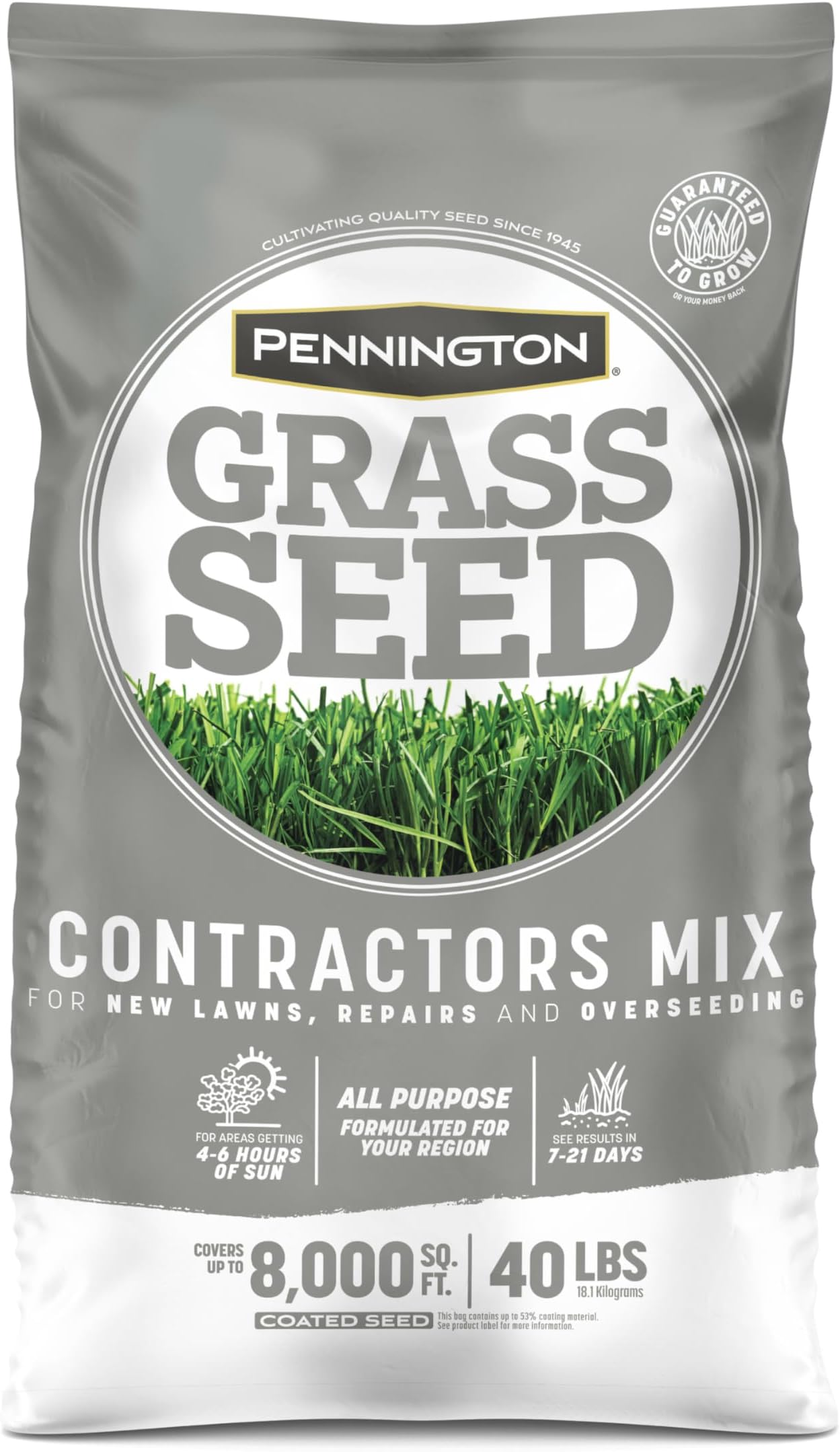 Contractors Grass Seed Mix Northern Mix 40 lb