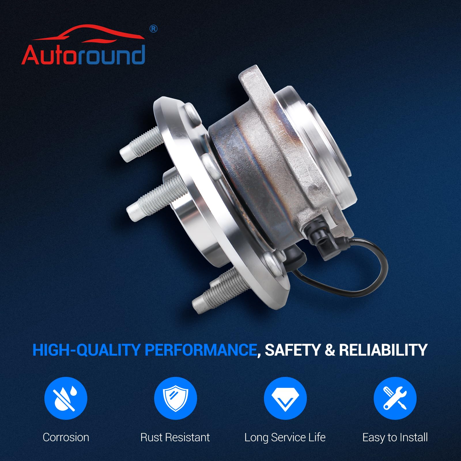 Amazon.com: Autoround 512358 Rear Wheel Bearing and Hub Assembly