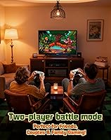 Vista 6 de Huqjot 2025 Upgraded Retro Gaming Console Stick Pro, Video Games Console with 4K HDMI, Built-in 23 Classic Game Emulators, 20000+ Games - Video Game