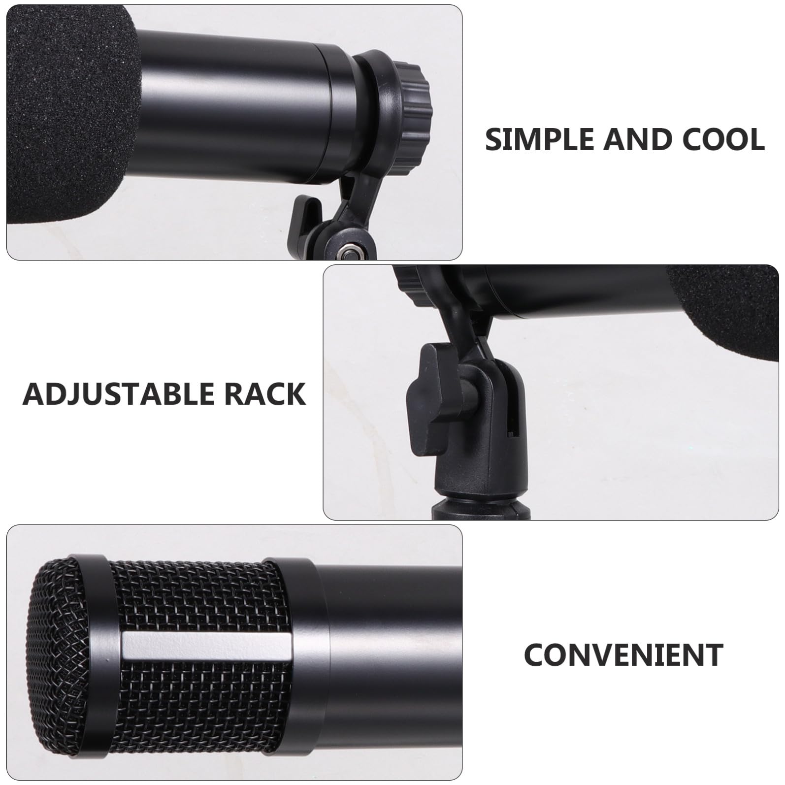Micrófono Condensador USB para Ordenador con Soporte Trípode Kit Completo para Grabación Streaming Karaoke y Chat PC de Escritorio