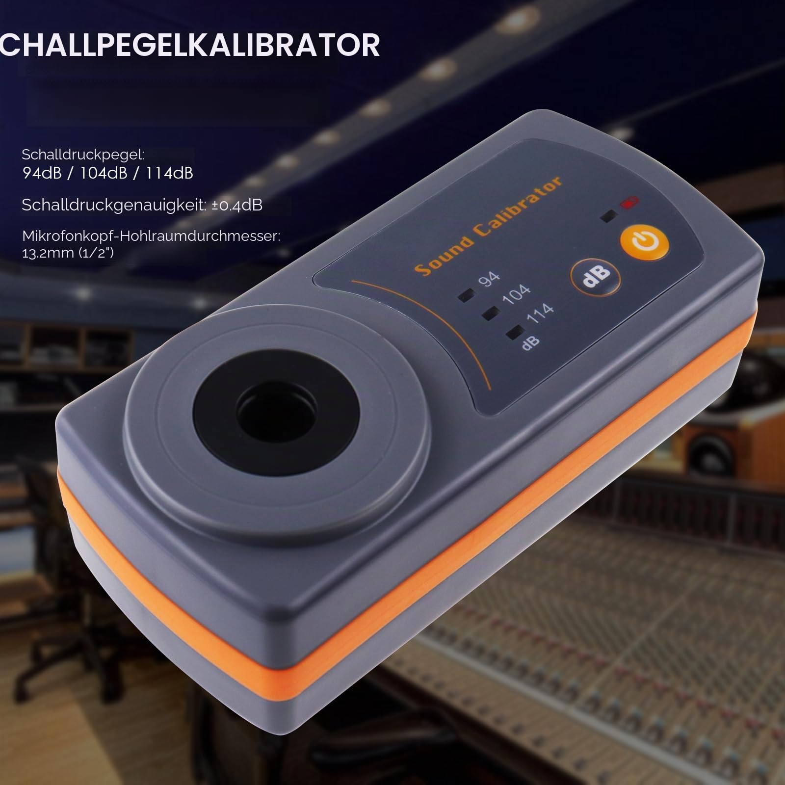 Klang Meter Dezibel Niveau Kalibrator Kalibrierung 114dB / 94dB / 104dB Kalibrierung Niveau Für Klang Niveau Meter Messung Instrument