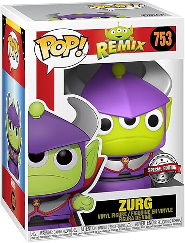 Funko Disney Toy Story Alien As Zurg (metálico) Figura de vinilo 753 Unisex Pop! Estándar, Vinilo,