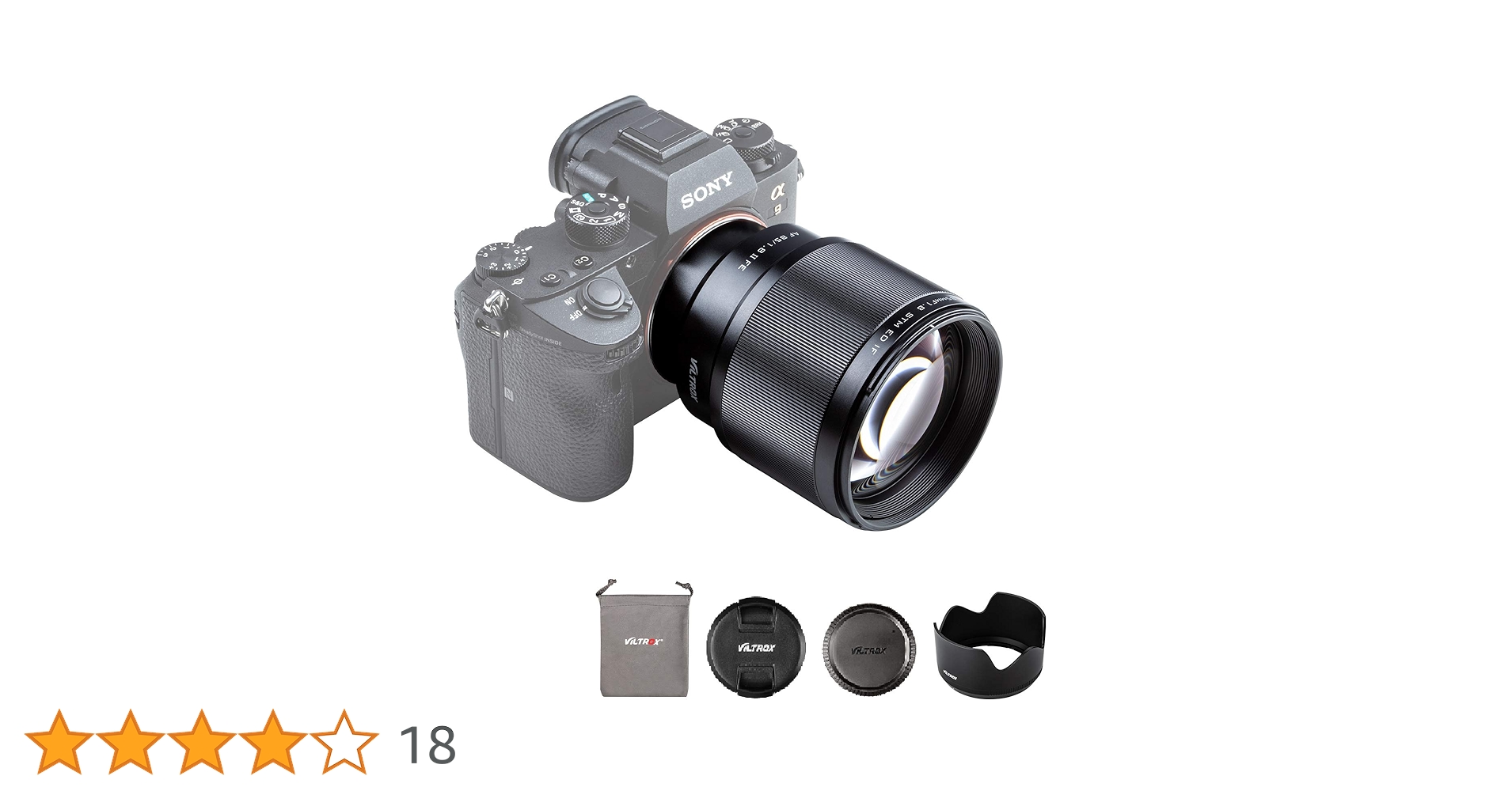 Amazon.co.jp: VILTROX AF 85mm F1.8 FE II STM 単焦点レンズ 二