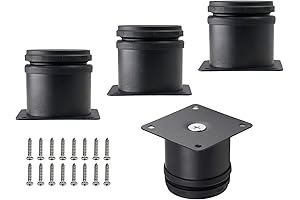 Stainless Steel Adjustable Furniture Leg Set of 4 for a Modern Look