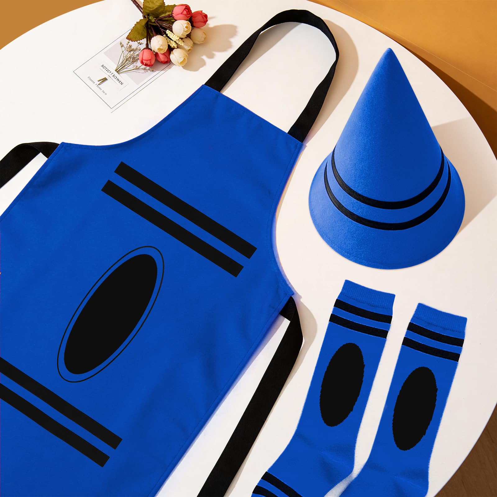 Ainvliya Crayon Apron Costume Set, World Book Day 2026 Full Costume - Image 5