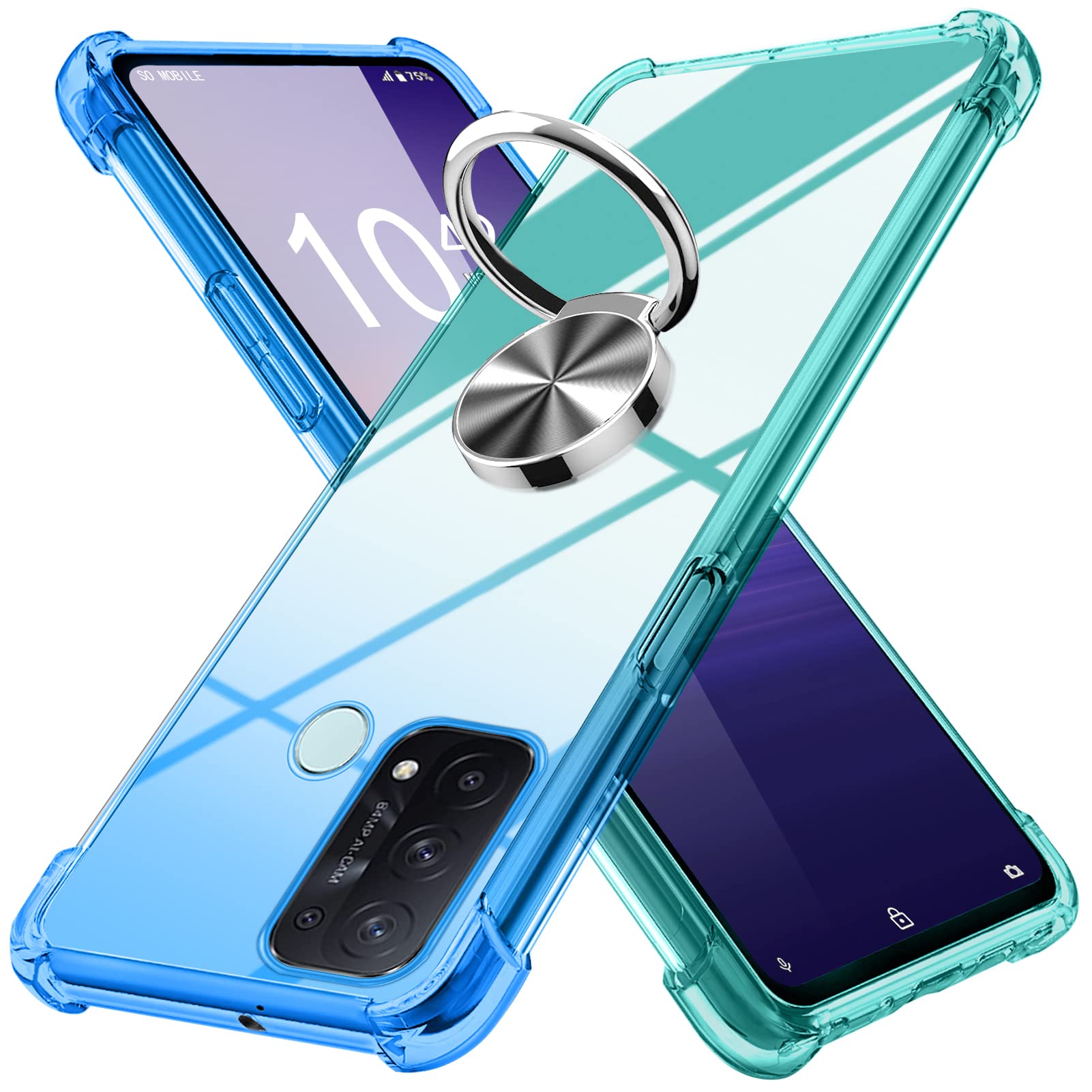 OPPO Reno5 A 本体　ケース付 Amazon.co.jp: Oppo Reno5 A ケース 背面収納 耐衝撃 カード収納
