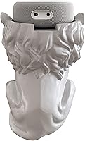 Vista 4 de Soporte de mesa inteligente para altavoz (león) – Soporte decorativo para Yaxa Echo Dot o Google Home Mini – Diseño portátil, sin interferencias