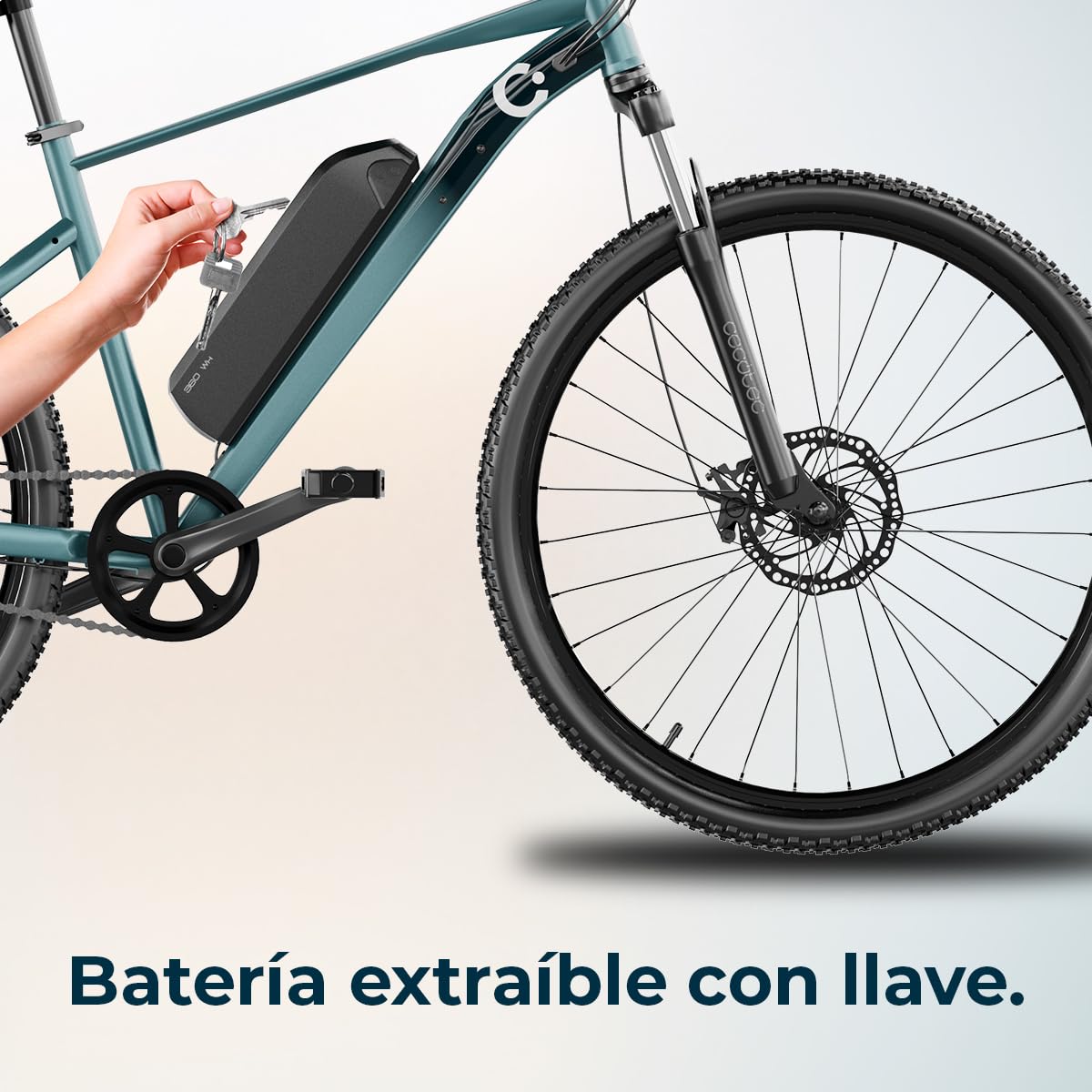 Cecotec Bicicleta Eléctrica de Montaña 27,5" y 29", hasta 55-120km de autonomía, Doble y Simple suspensión, Cambio Shimano 7-24 velocidades, Disco de Freno hidráulico