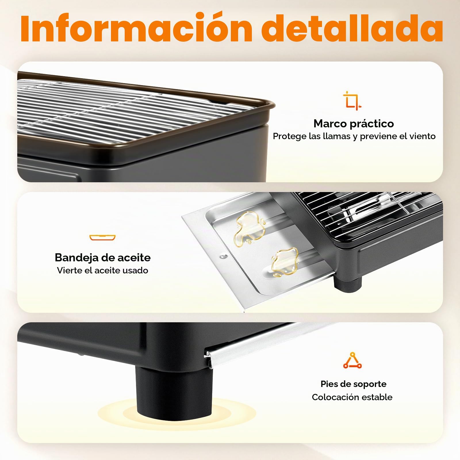 Barbacoa de gas portátil para camping, barbacoa de gas con red de barbacoa y maletín, barbacoa de mesa de gas, hornillo de gas al aire libre, pequeño para camping, viajes, trekking