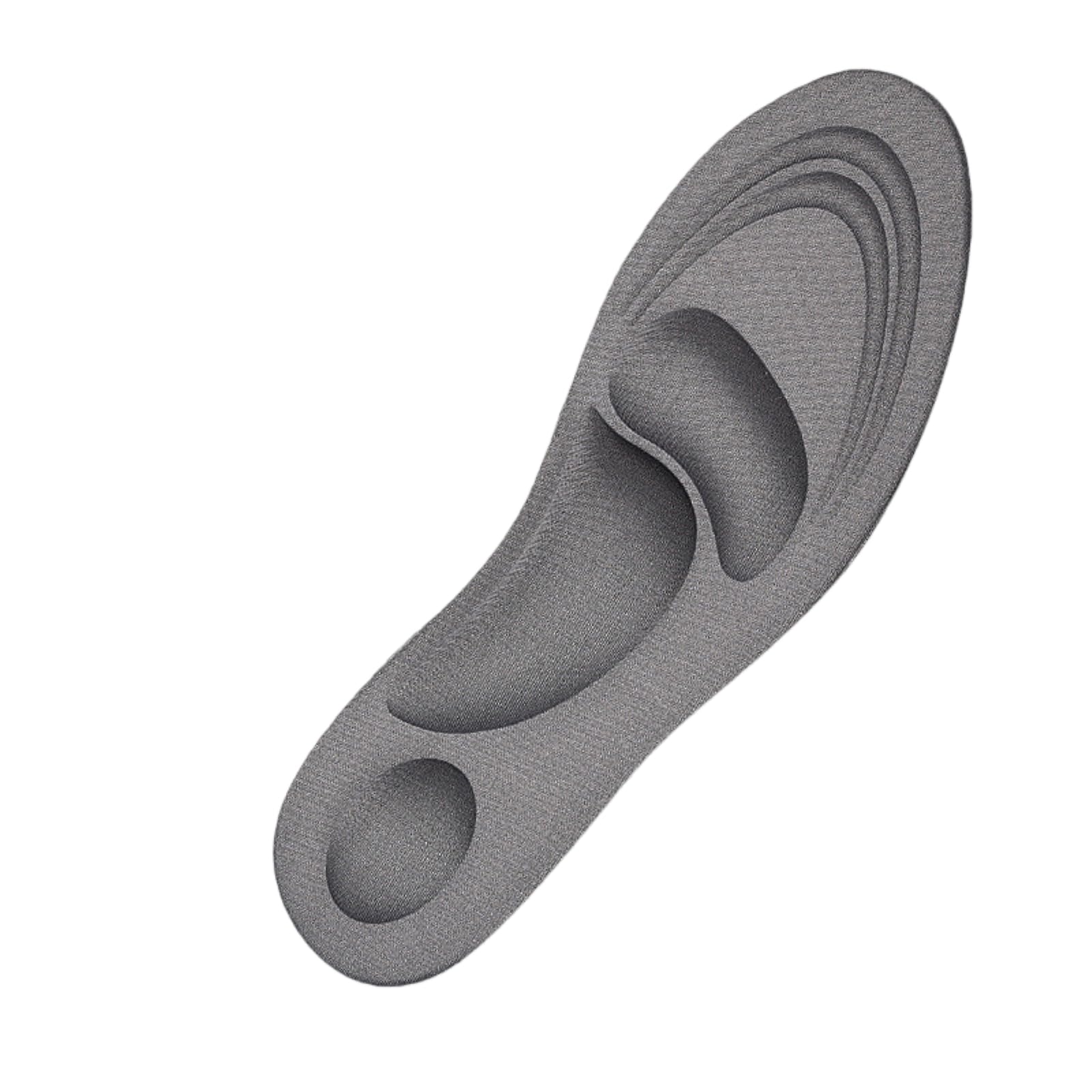 CJFBDFC Plantar Fasciitis Insoles 4d Memory Foam Sport Insoles, Arch Support Shoe Inserts, Cushioning Anti-slip For Men Women, Breathable Comfort Sneakers Work Running-35-39 Gray
