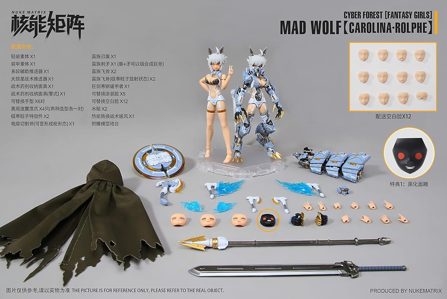 Amazon | [ToyBase] 核能矩陣 Nuke Matrix 1/12 MAD WOLF マッドウルフ