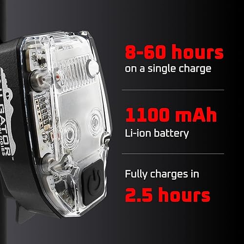 Miniatura 4 de TAILGATOR Brake-Sensing Bike Tail Light (Accelerometer)  300 Lumen Brake Burst Rear Light  USB Rechargeable (Micro-USB)  5 Modes  Wide-Angle