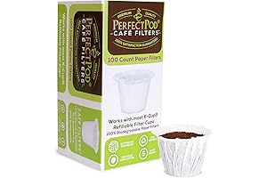 Cafe Filters Paper Liners for Reusable K Cup Coffee Pods