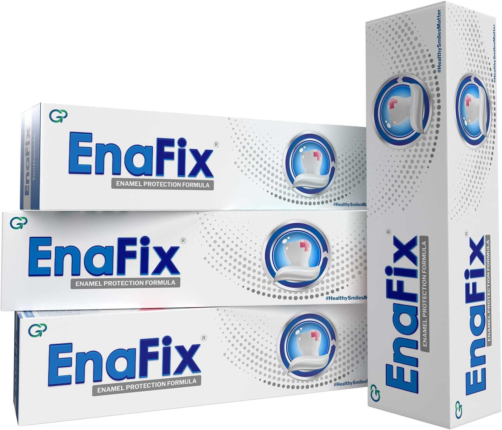 Anti Cavity Toothpaste | Fluoride Free Toothpaste with Calcium and Phosphate for Enamel Remineralisation | Fights Tooth Decay | (Pack of 4) 70g each
