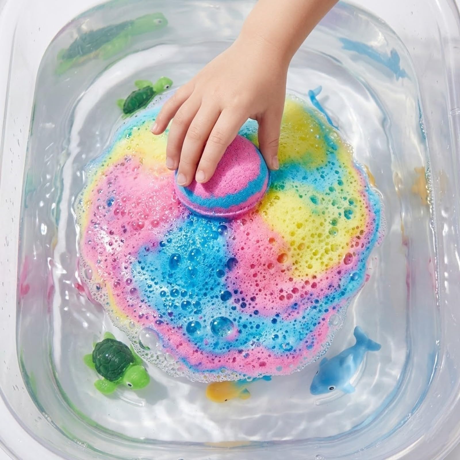 Set regalo di 12 bombe da bagno per bambini, bombe da bagno per bambini con sorpresa, naturali e organiche bombe da bagno effervescenti, bombe da bagno, regalo per bambini, bagno schiuma, Fizzy bath