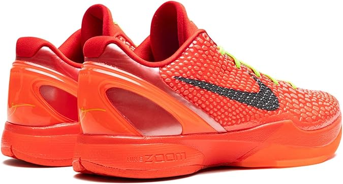 Nike Men's Kobe 6 Reverse Grinch Size 9.5 Bright Crimson/Black-Electric Green (FV4921-600)