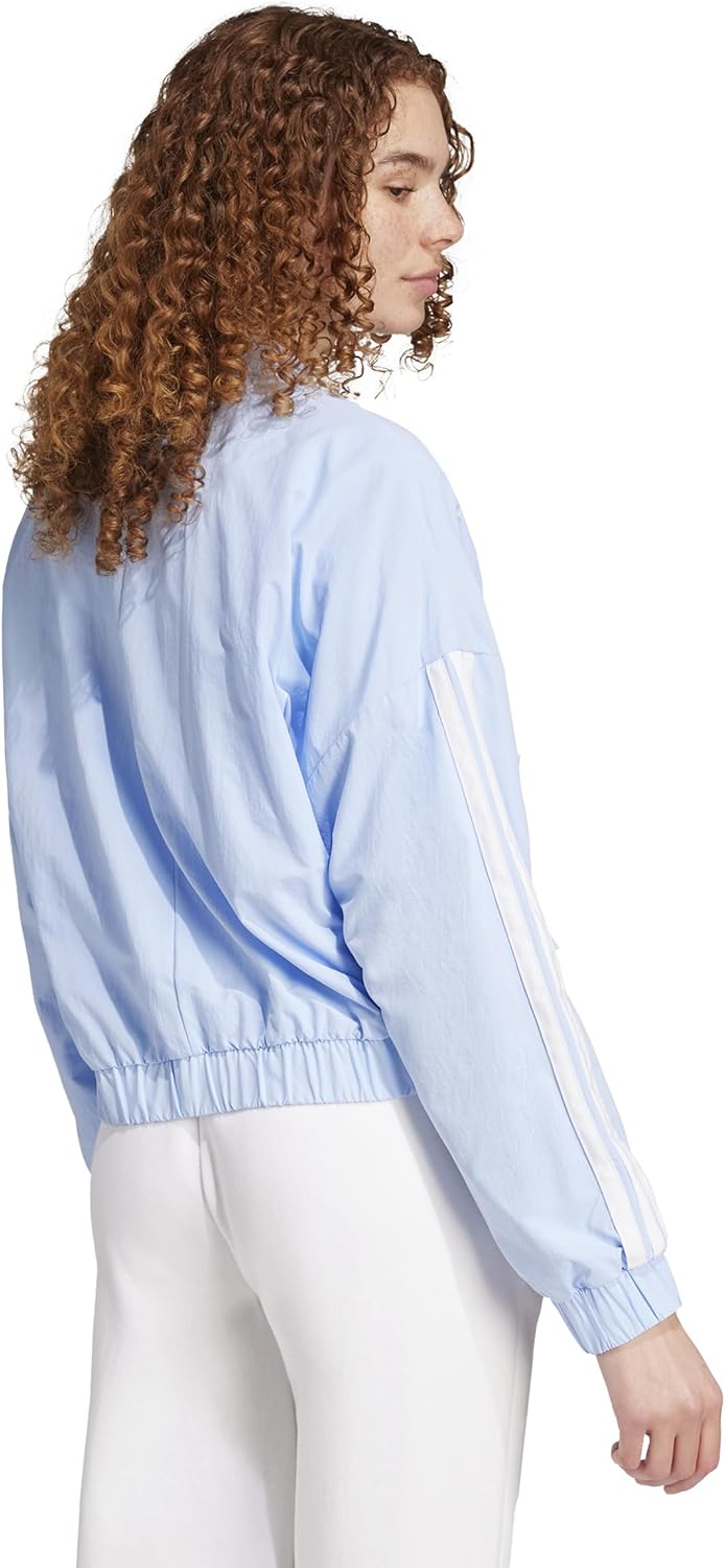 adidas womens Essentials 3-stripes Woven Bomber Jacket - Image 4