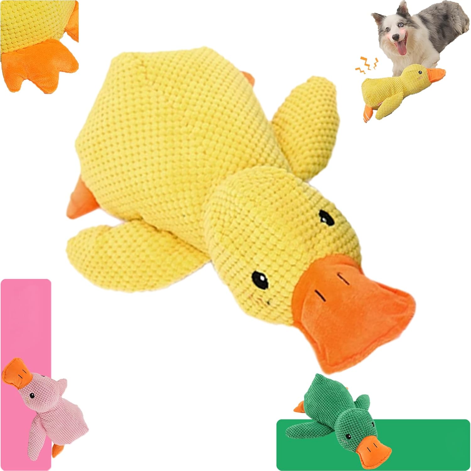 Pet Supplies Mellow Dog Calming Duck,Calming Duck Dog Toy,Zentric