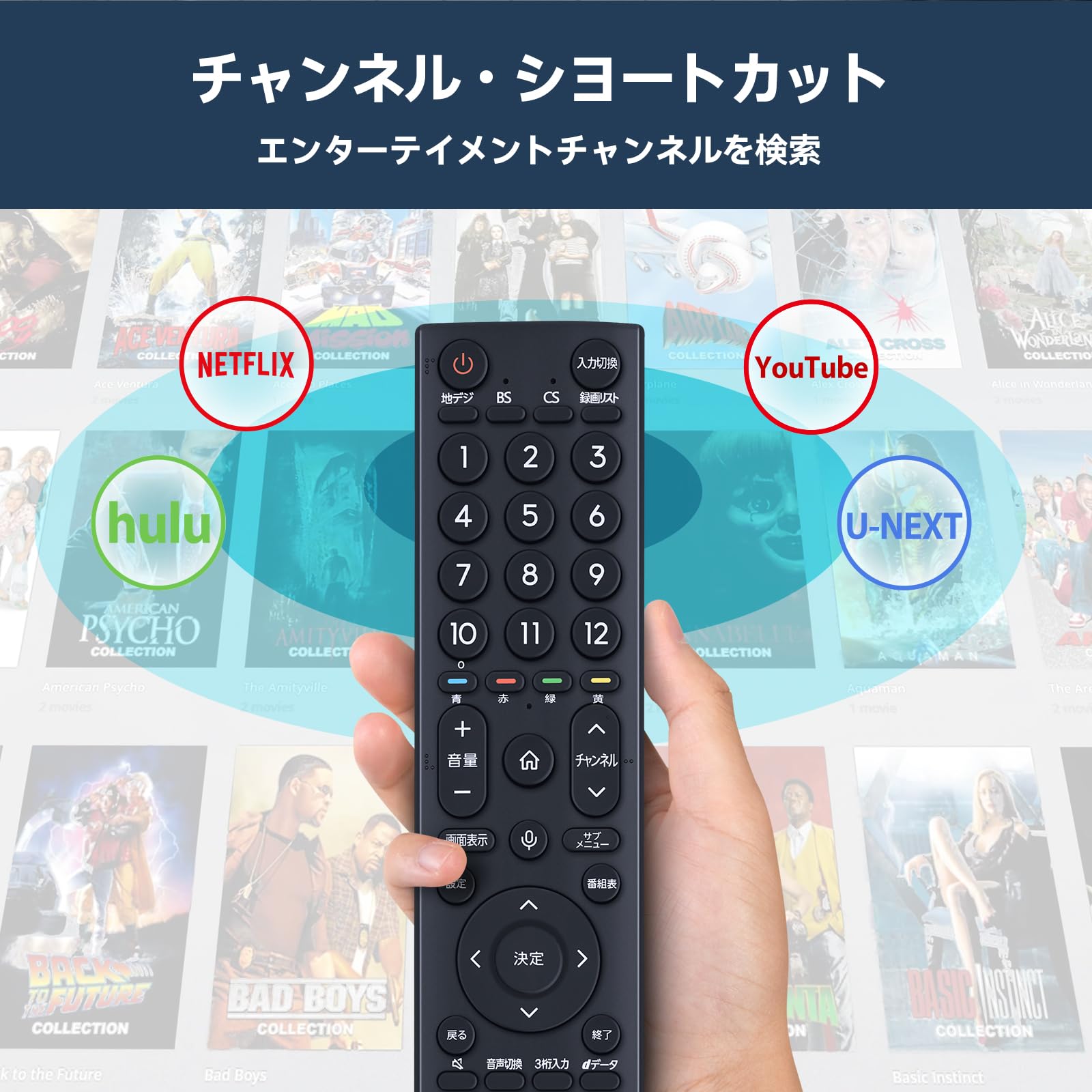 Amazon | テレビリモコン ERF3C46H for Hisense ハイセンステレビ